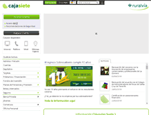 Tablet Screenshot of cajasiete.com